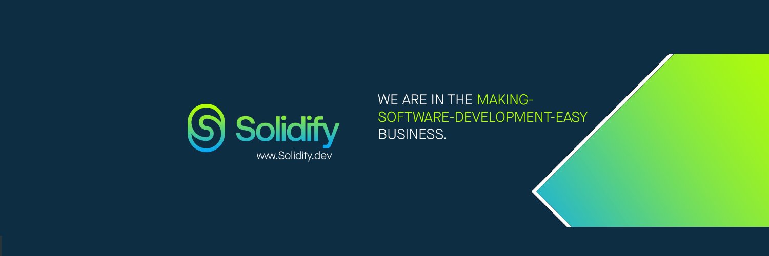 Solidify banner