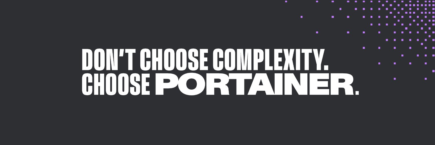 Portainer.io banner