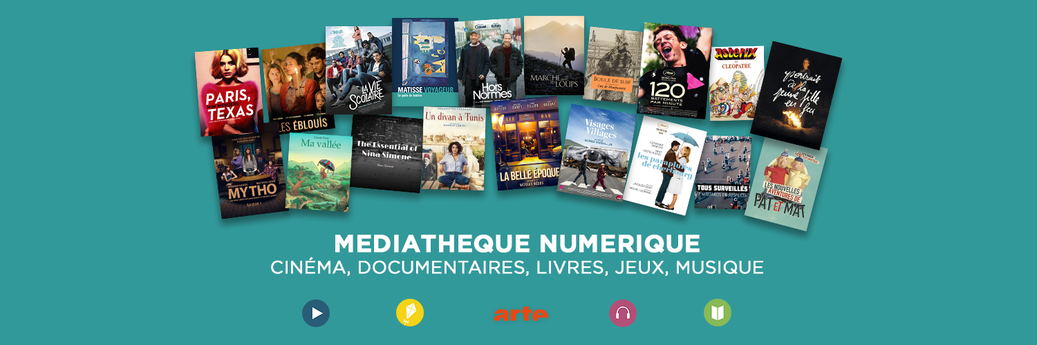 MédiathèqueNumérique banner