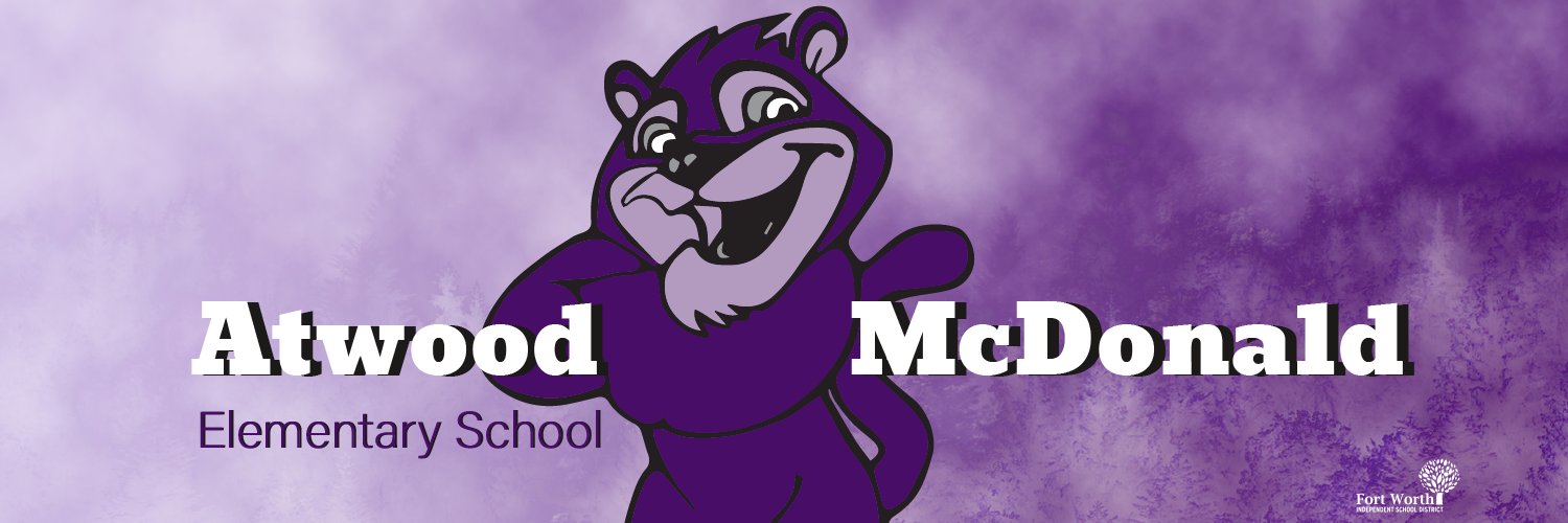 Atwood McDonald Elementary School banner