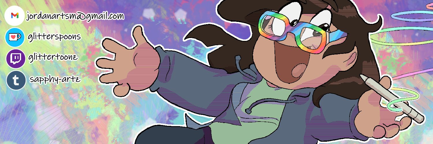 sapphicsparkles 🌈 ✨ (mini hiatus) banner