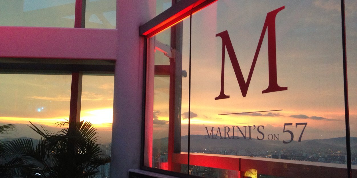 Marini's on 57 banner