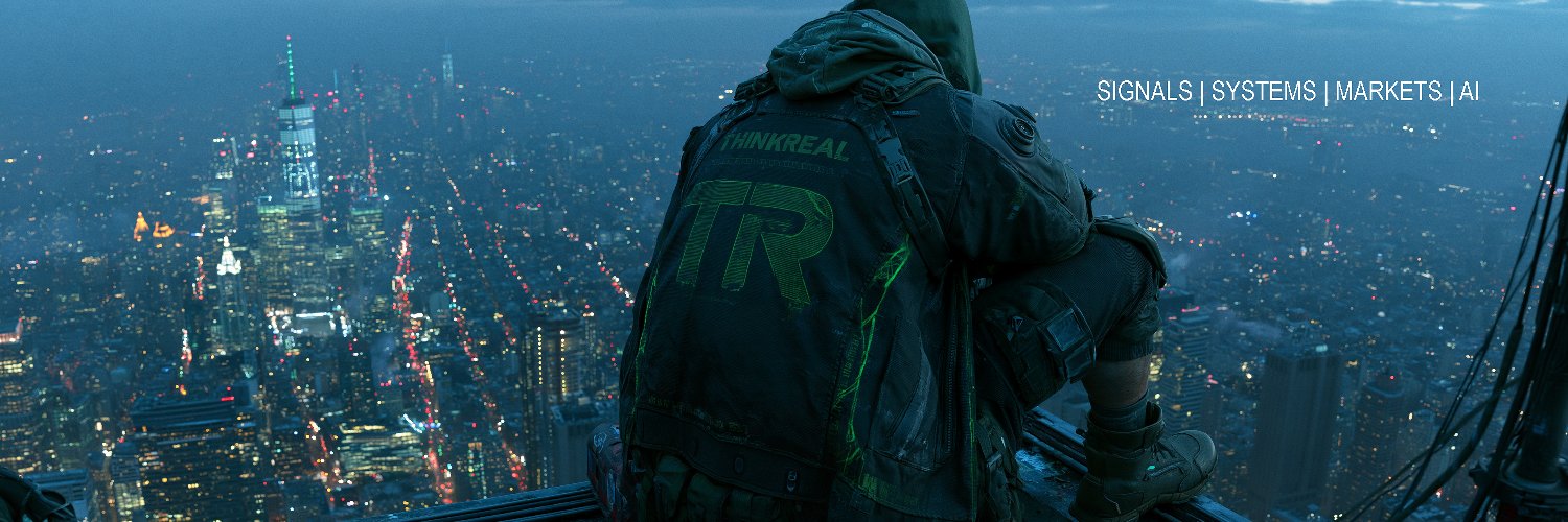 thinkReal's profile banner image