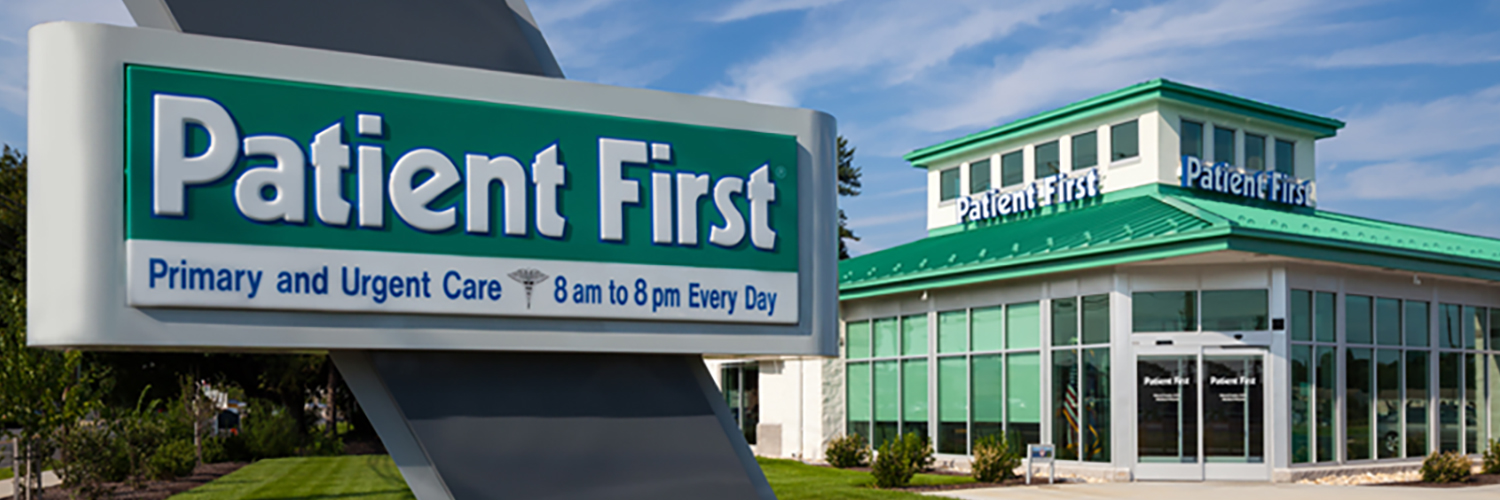 Patient First banner