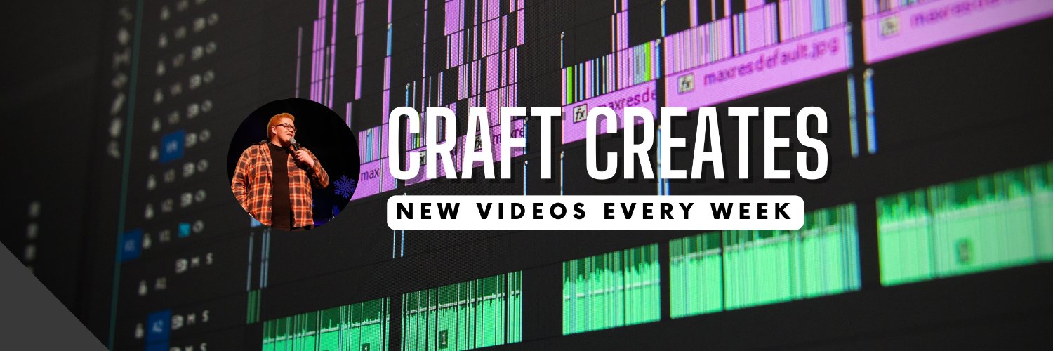 Craft (VIDEO EDITOR) 🎞 Profile Banner