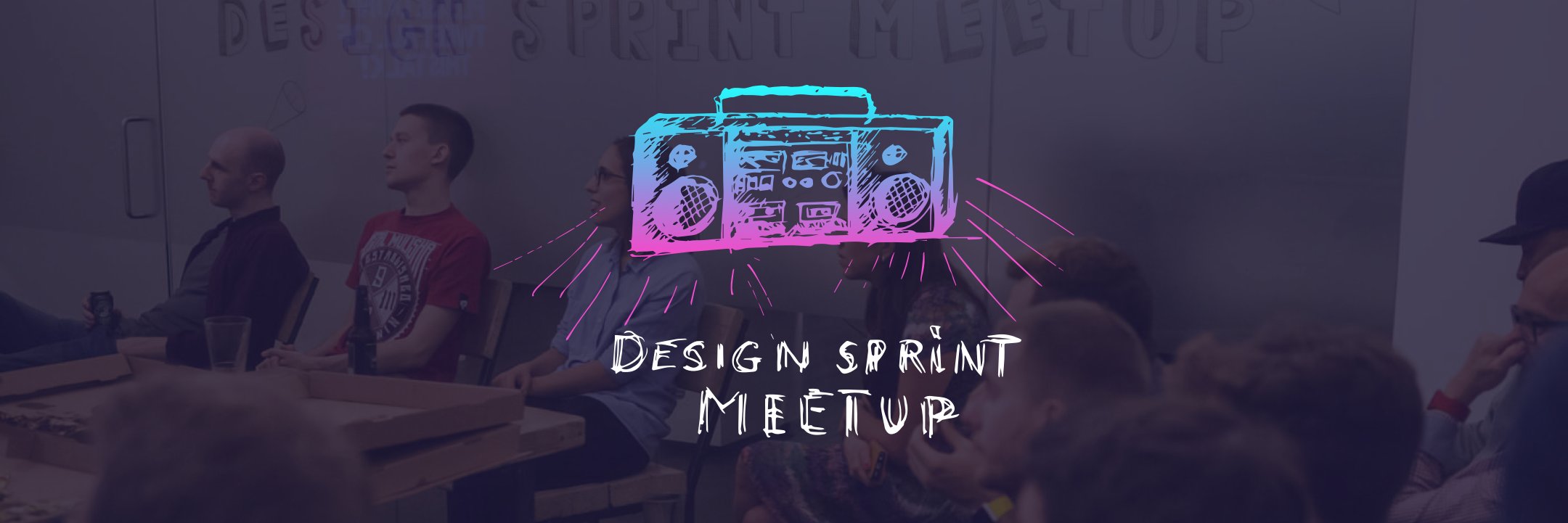 Design Sprint Meetup banner