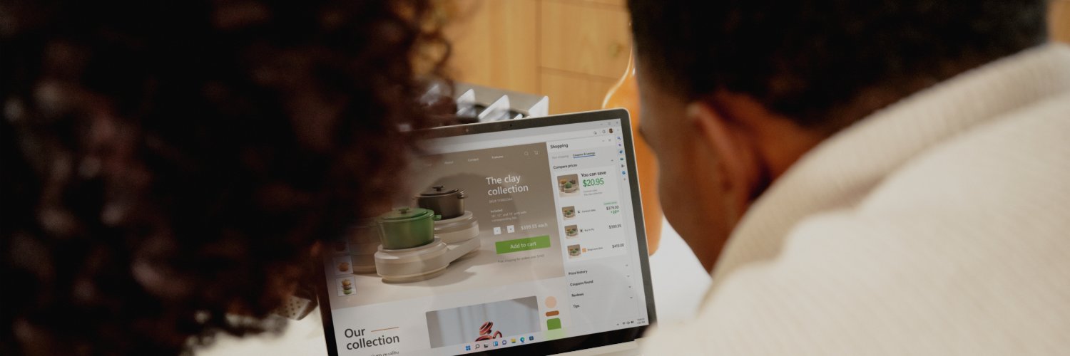 Microsoft Shopping banner