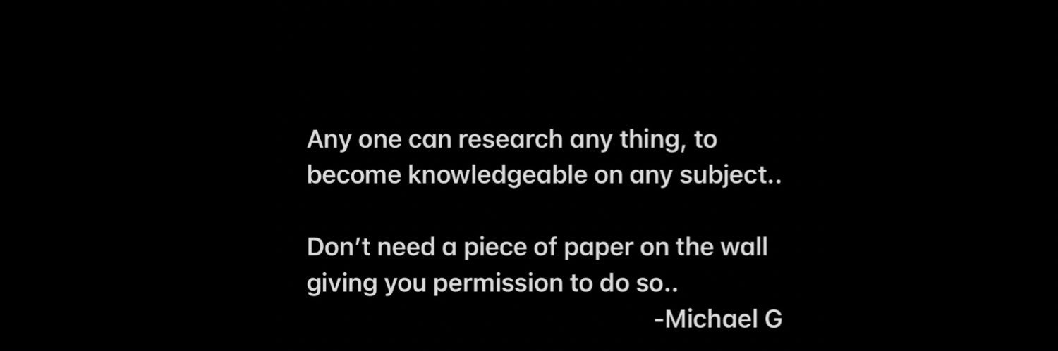 Michael G's banner
