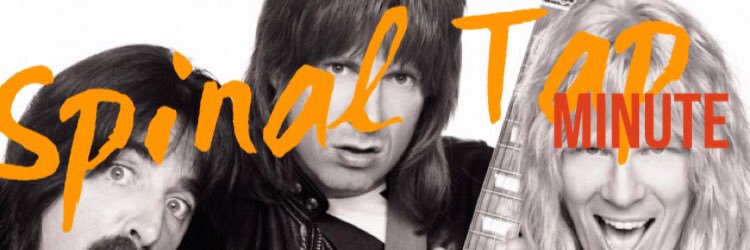 Spinal Tap Minute ☠️ banner