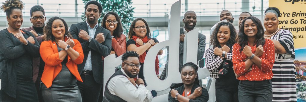 The Exchange a the Indianapolis Urban League banner