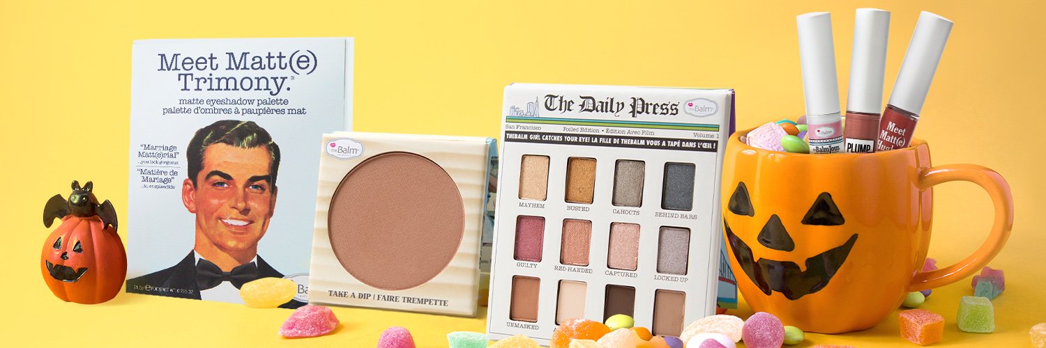 theBalm Cosmetics banner