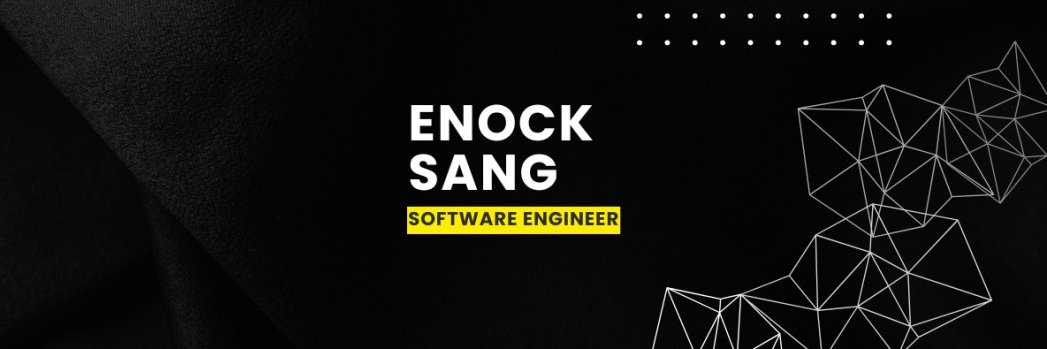 Enock Sang | Software Engineer banner