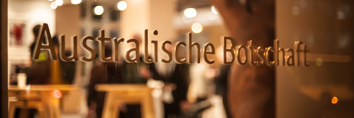 Australian Embassy in Germany banner