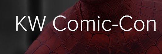KWComicCon banner
