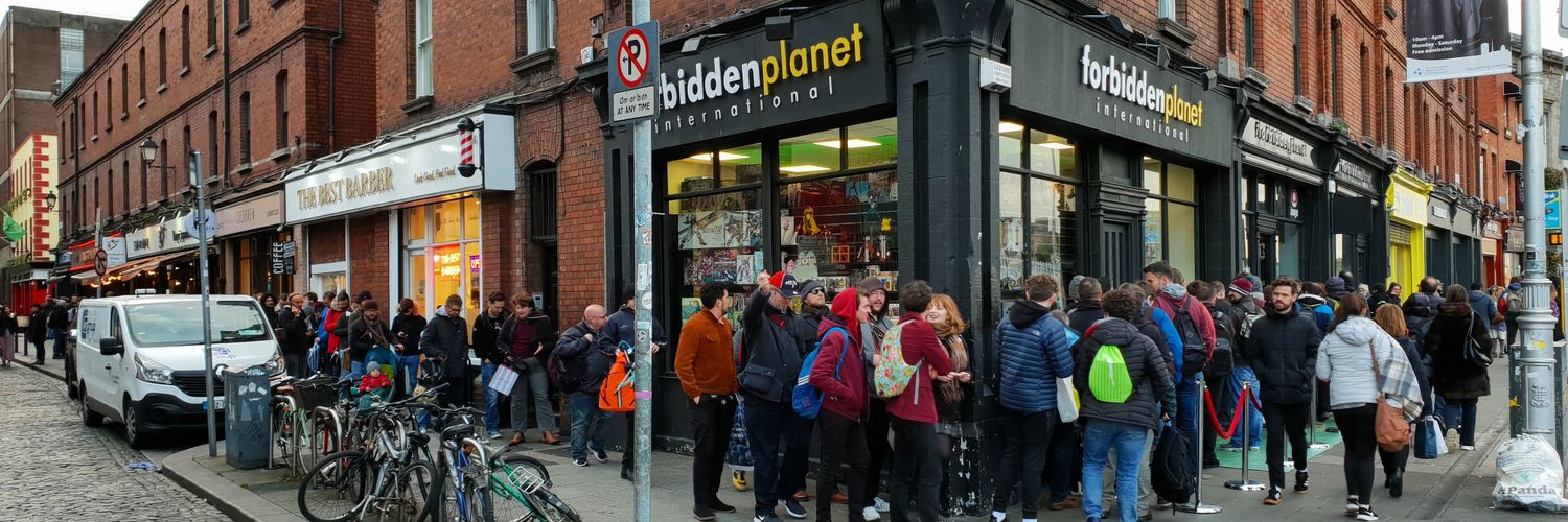 Forbidden Planet Dublin banner