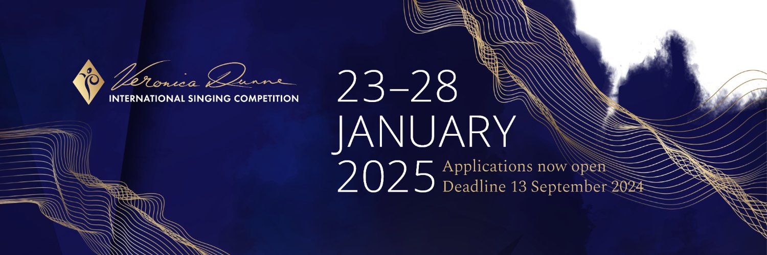 Veronica Dunne International Singing Competition banner
