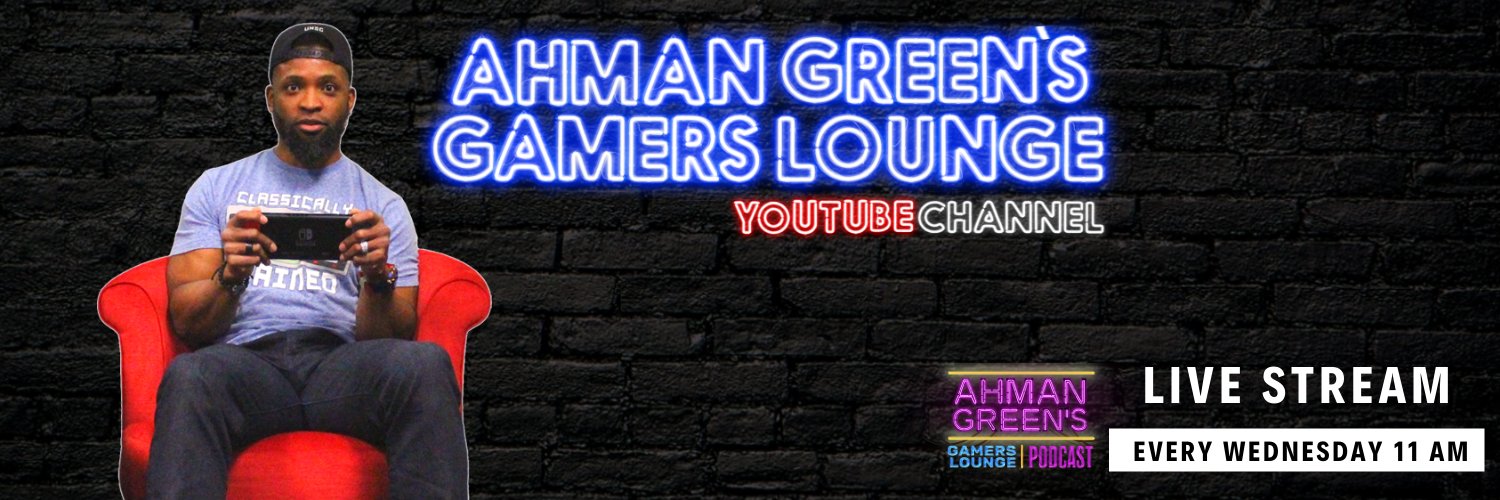 Ahman Green NFL legend/Head Coach/Gamer Profile Banner