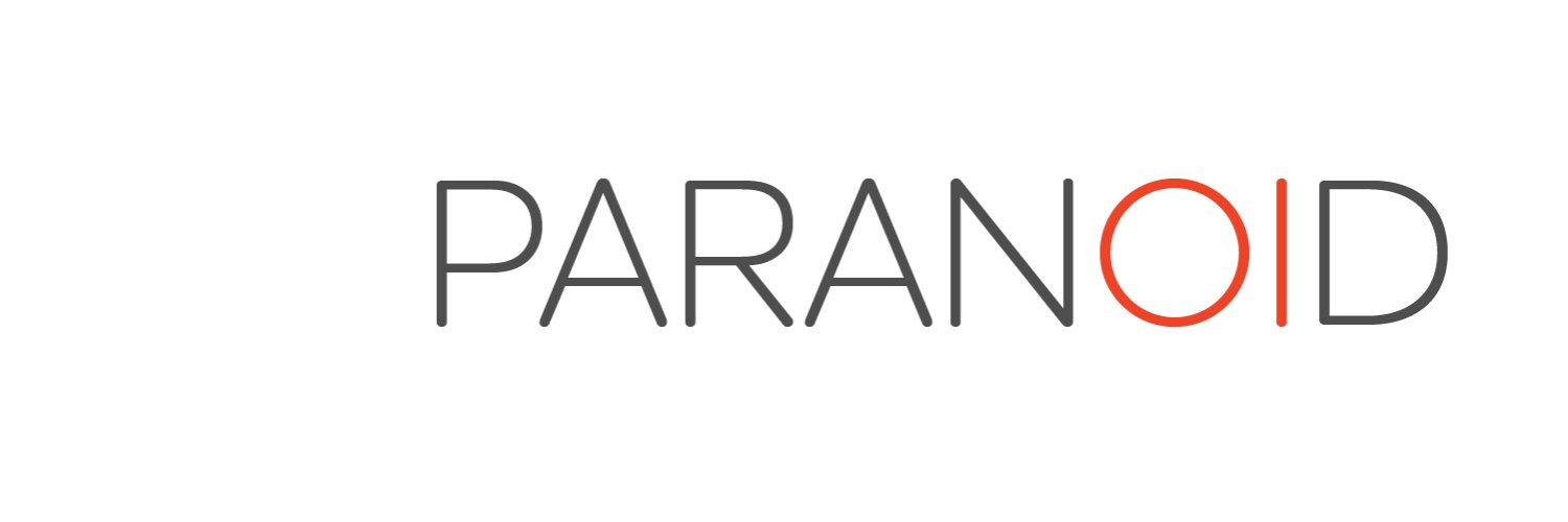 Twitter banner for @Paranoid