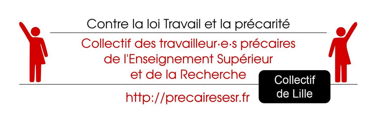 Précaires ESR LILLE banner