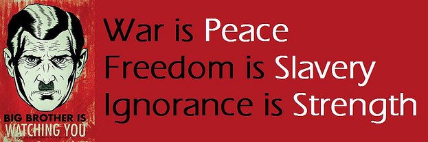 George Orwell banner