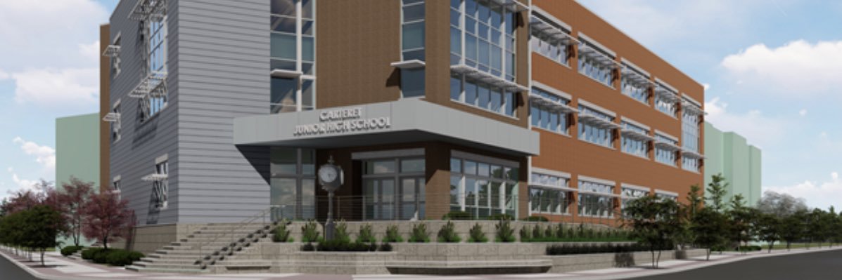Carteret Junior High School banner