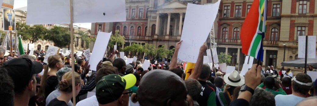 Save South Africa banner