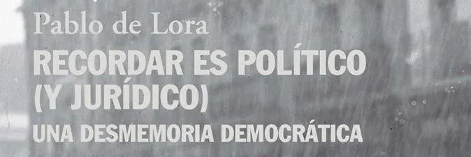 Pablo de Lora's banner