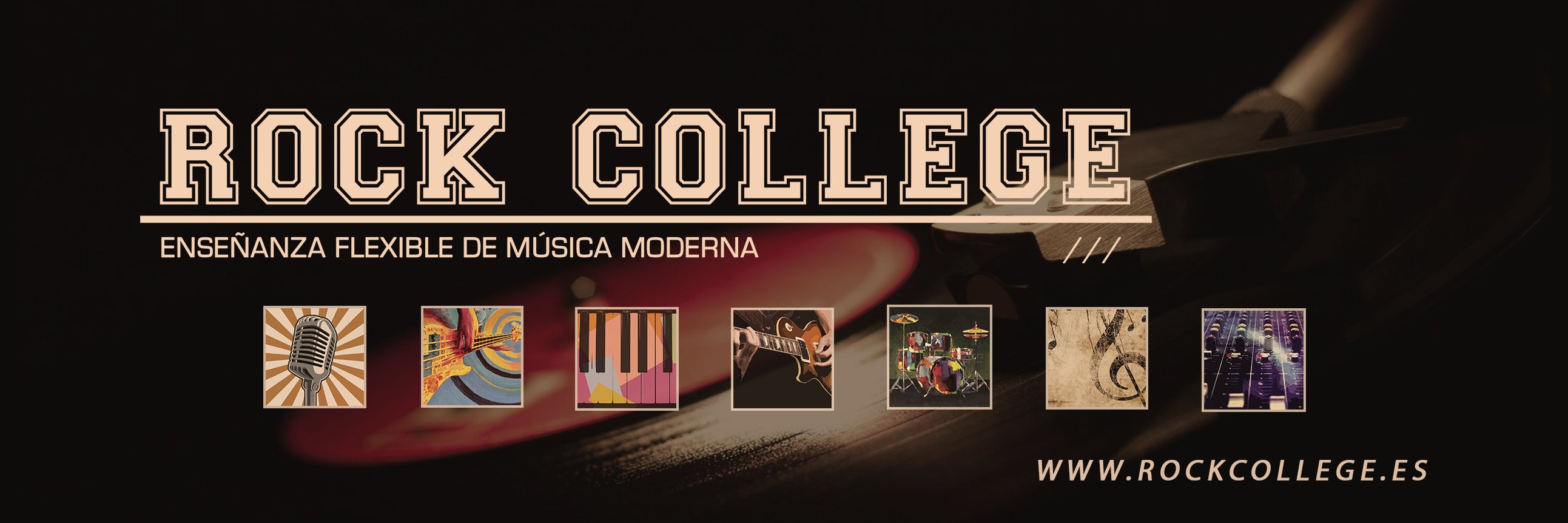 Rock College Madrid  🎵 banner