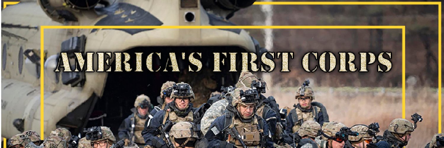 I Corps's banner