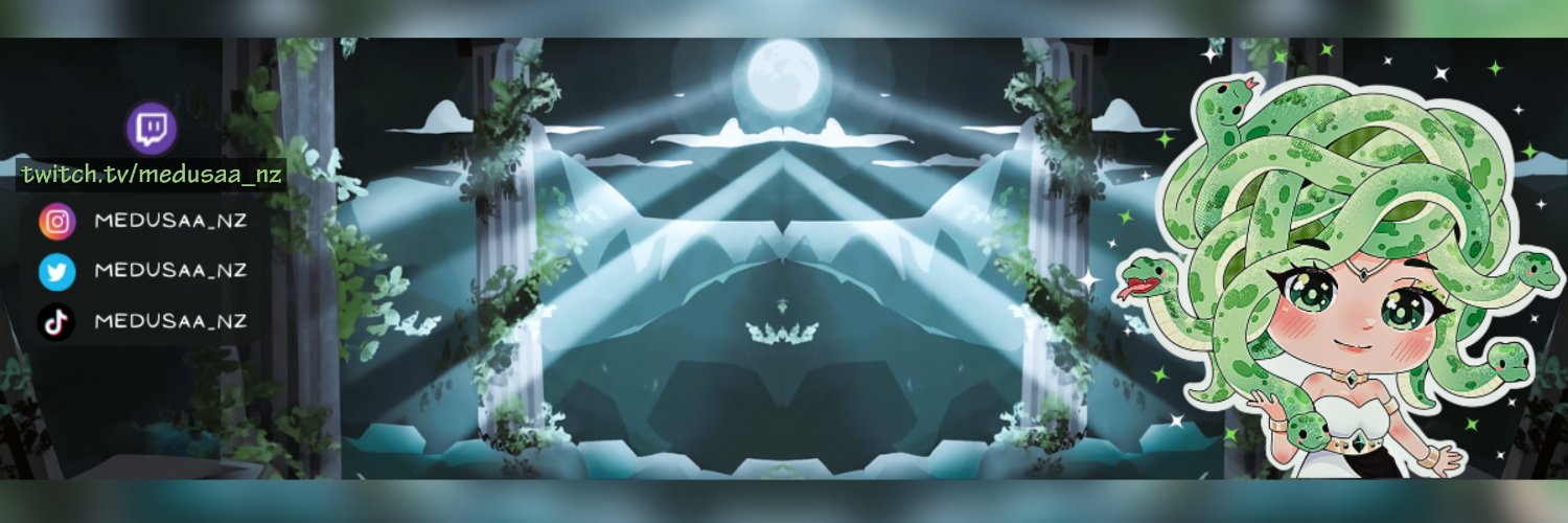 M e d u s a a 🐍 ᵗᵗᵛ banner