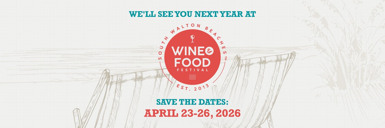 South Walton Beaches Wine & Food Festival banner