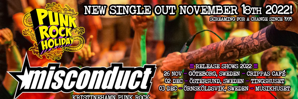 MISCONDUCT banner