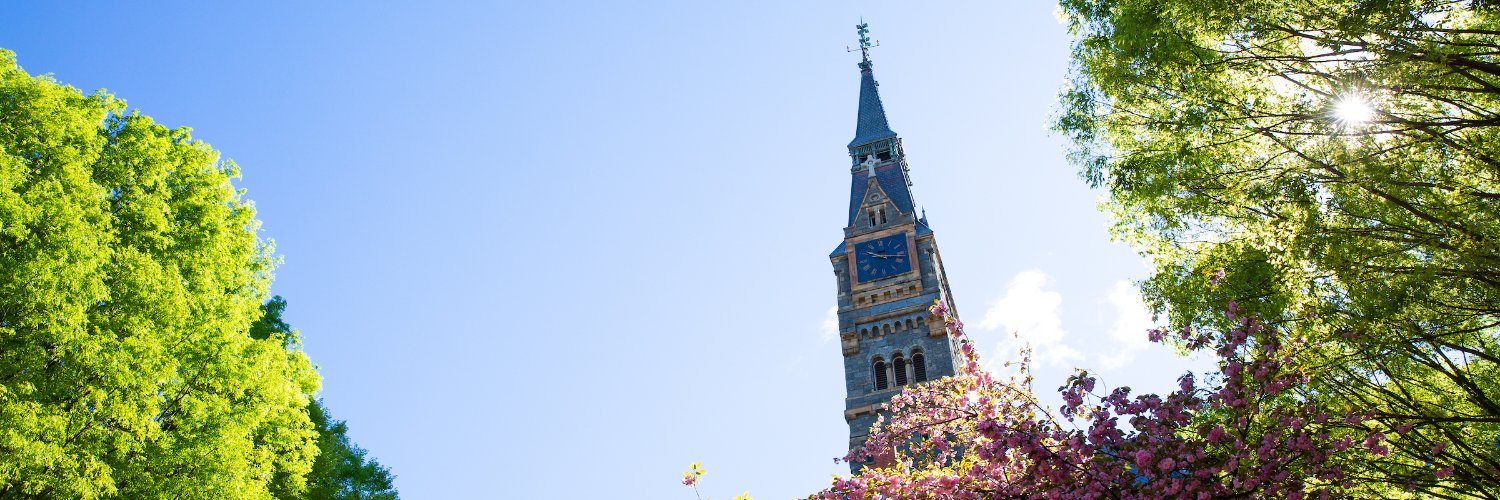 Georgetown University's banner