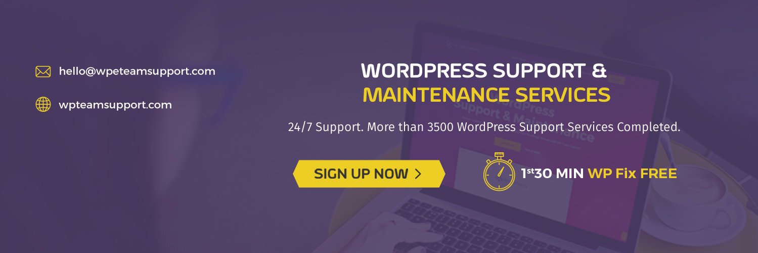 wpteamsupportHQ's profile banner image
