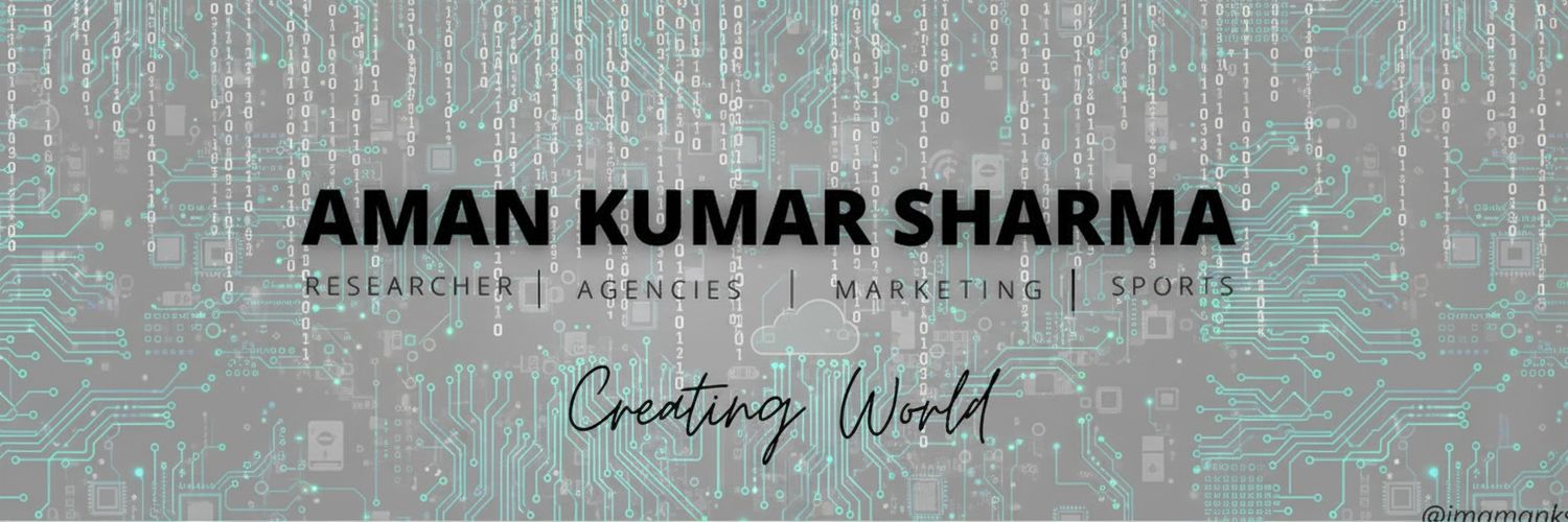 Aman Kumar Sharma 🇮🇳 banner