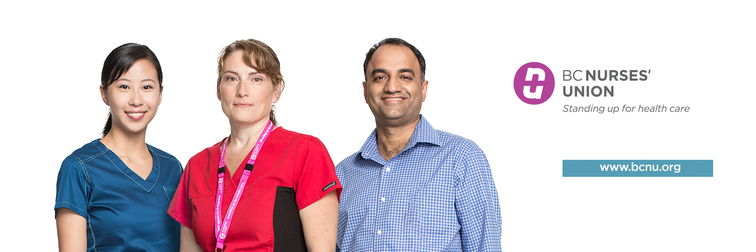 BC Nurses’ Union banner