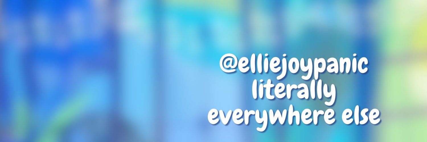 elliejoypanic's profile banner image