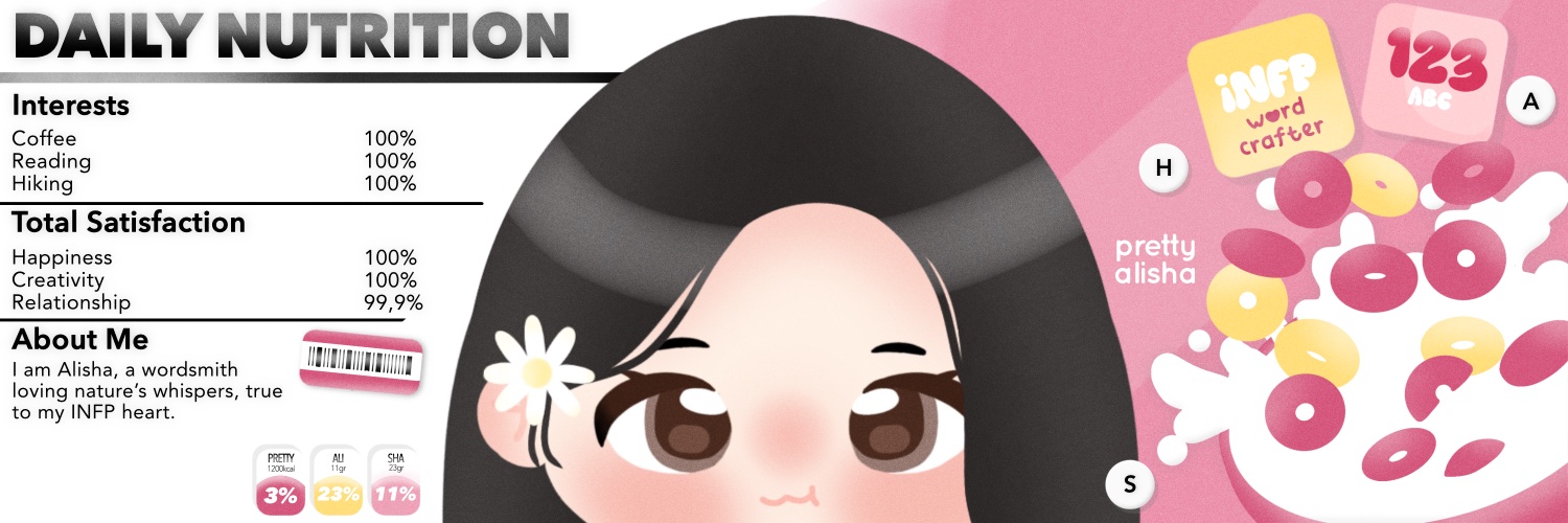 𝓐lisha, wording! ♡ banner
