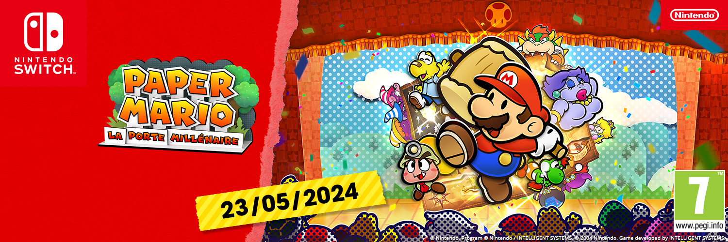 Super Mario France's banner