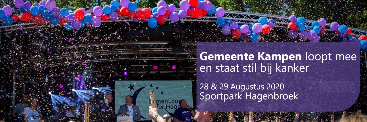 SamenLoop voor Hoop banner