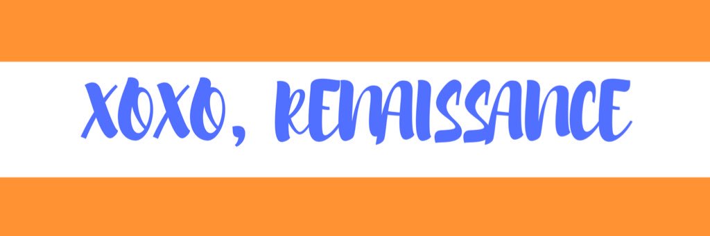 ERHS Renaissance banner