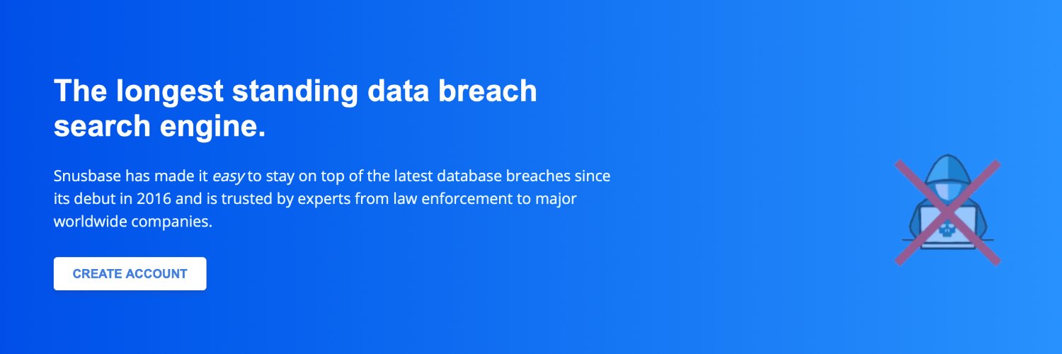 Snusbase & PDBH banner