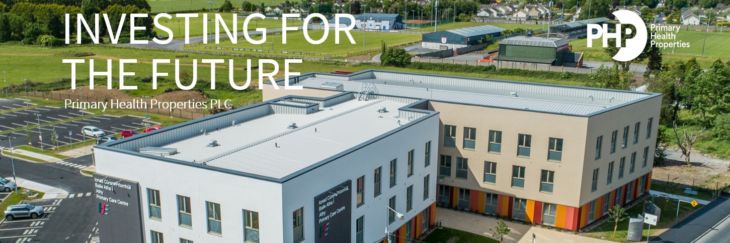 Primary Health Properties (PHP) plc banner