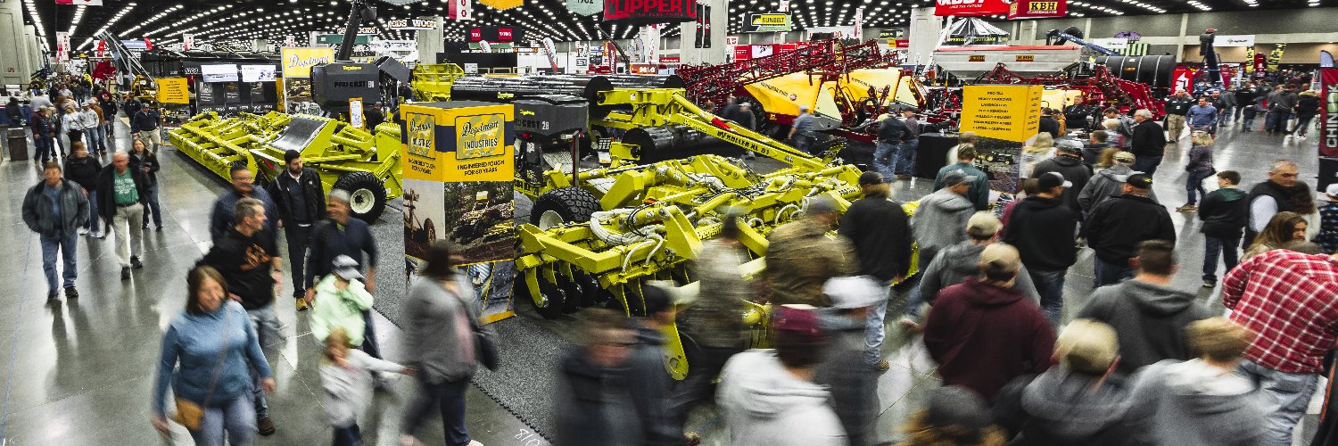 National Farm Machinery Show's banner