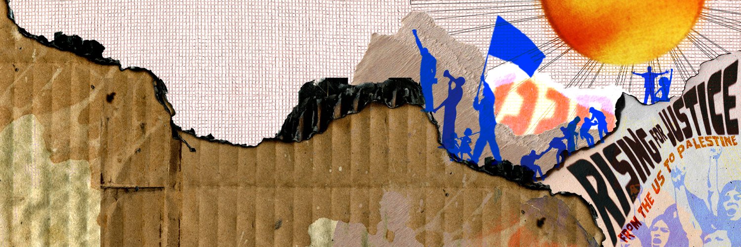 Jewish Voice for Peace's banner