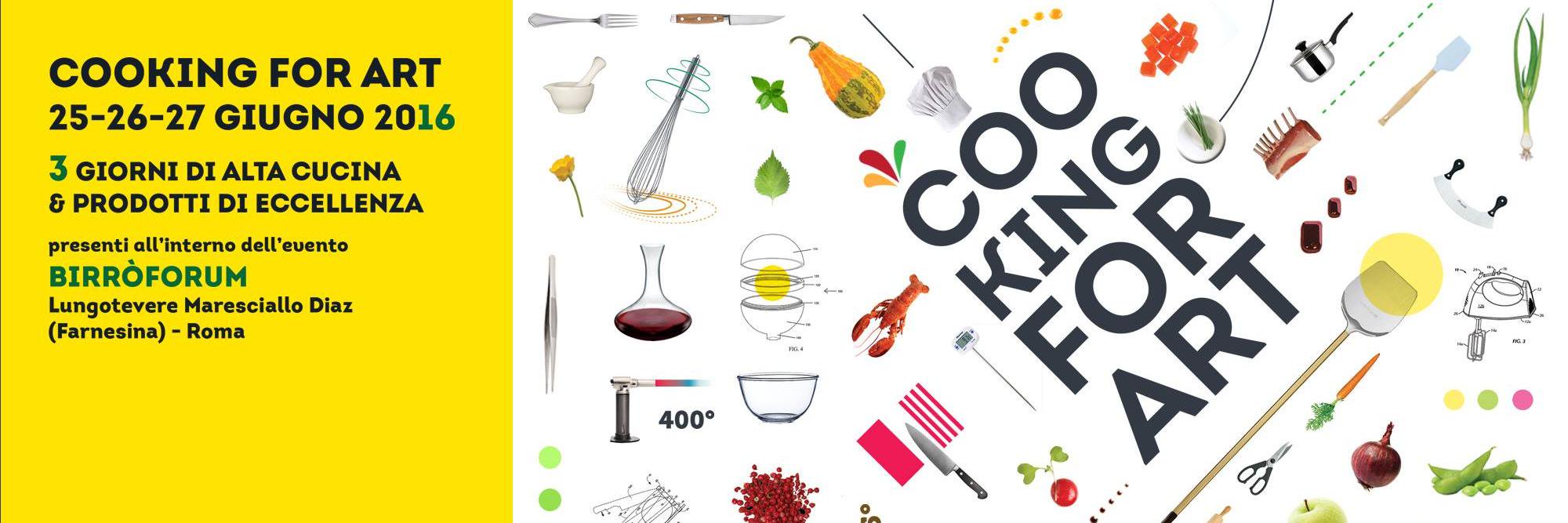Cooking For Art banner
