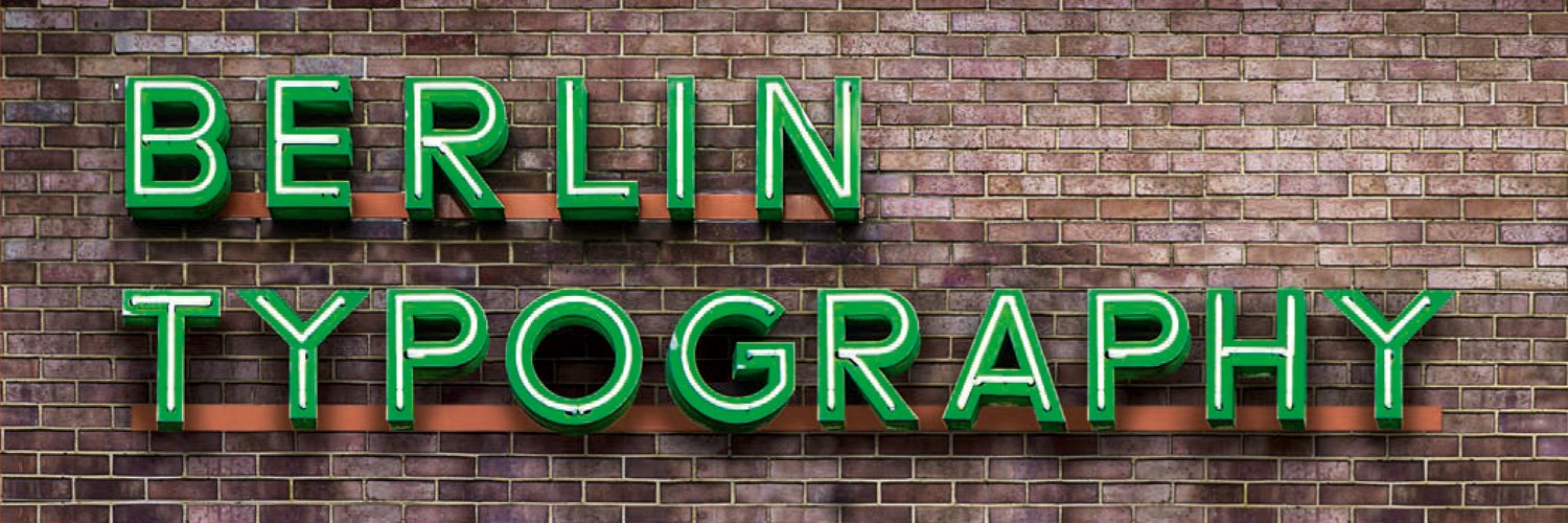 Berlin Typography banner