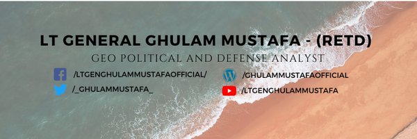 Lt General Ghulam Mustafa - (Retd) Profile Banner