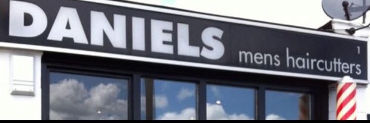 Daniels Barber's banner