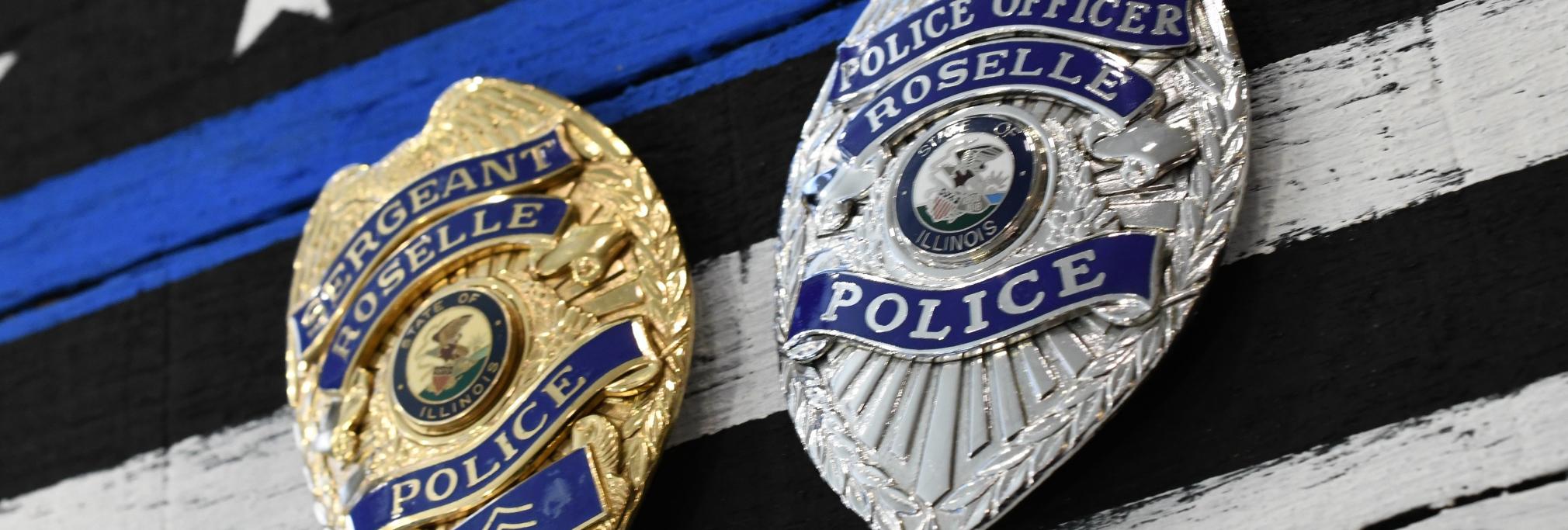 Roselle IL Police banner